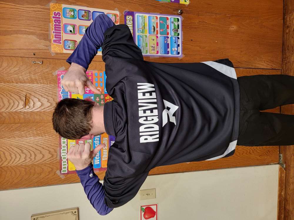 Samuel in a Bowling jersey
